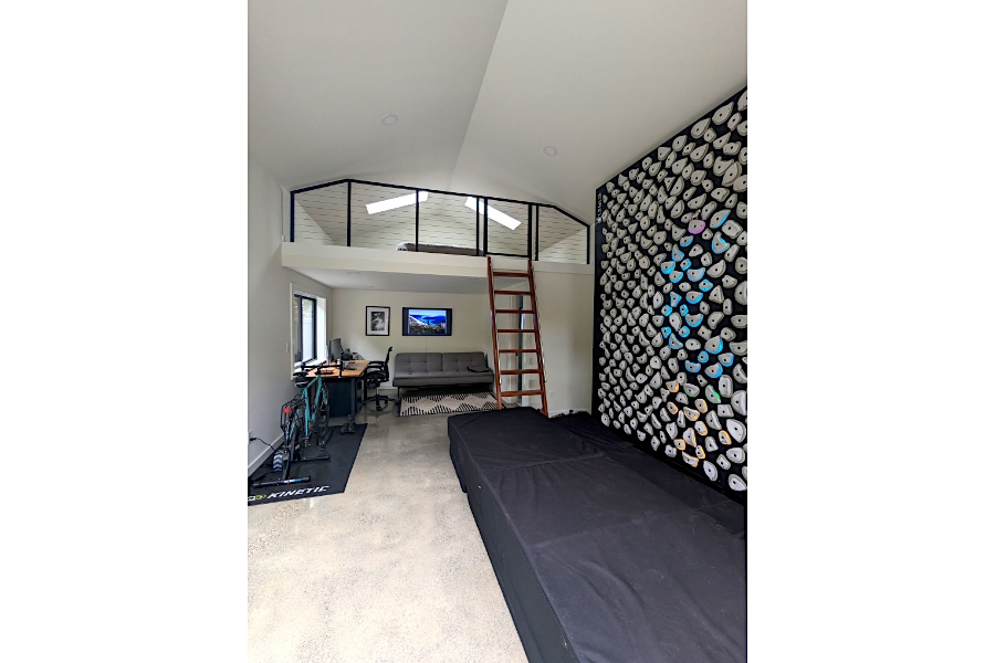 Climbing Wall Garage