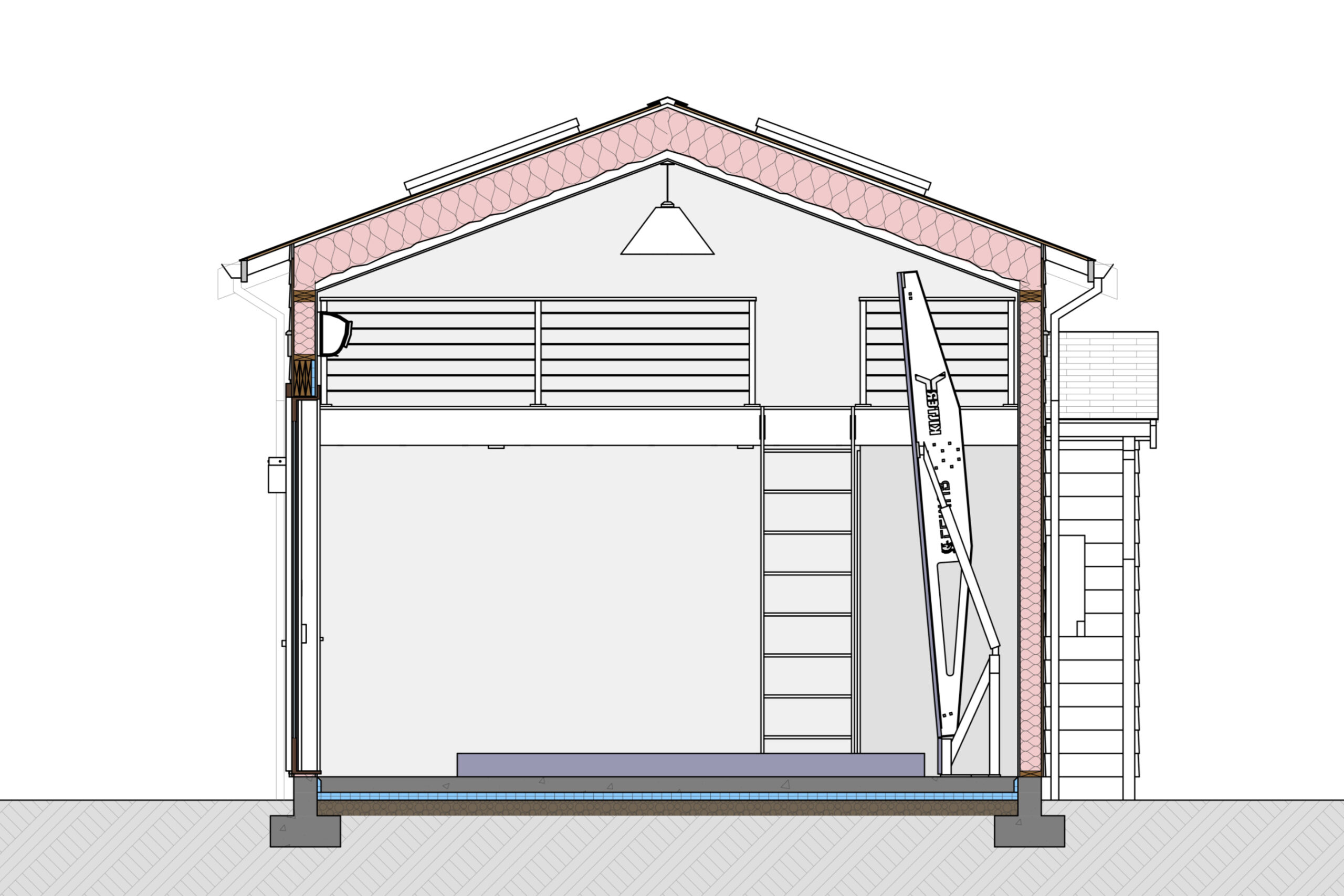 Climbing Wall Garage