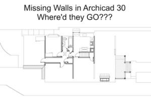 Missing Walls in Archicad 30 – and how to find them